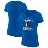 NBA - Dallas Mavericks G-III 4Her by Carl Banks Women's Super-Slim Fit Lightweight Team Logo T-Shirt - Blue