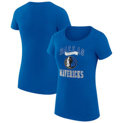 NBA - Dallas Mavericks G-III 4Her by Carl Banks Women's Super-Slim Fit Lightweight Team Logo T-Shirt - Blue