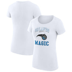 NBA - Orlando Magic G-III 4Her by Carl Banks Women's Super-Slim Fit Lightweight Team Logo T-Shirt - White