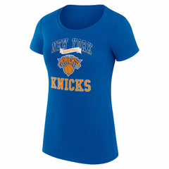NBA - New York Knicks G-III 4Her by Carl Banks Women's Super-Slim Fit Lightweight Team Logo T-Shirt - Blue