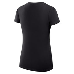 NBA - Golden State Warriors G-III 4Her by Carl Banks Women's Super-Slim Fit Lightweight Team Logo V-Neck T-Shirt - Black