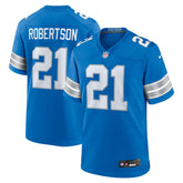 Amik Robertson Detroit Lions Game Jersey Blue - Nike