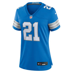 Amik Robertson Detroit Lions Women's Team Game Jersey Blue - Nike