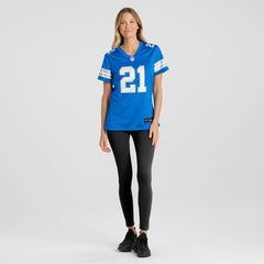 Amik Robertson Detroit Lions Women's Team Game Jersey Blue - Nike