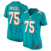 Jack Driscoll Miami Dolphins Women's Team Game Jersey Aqua - Nike