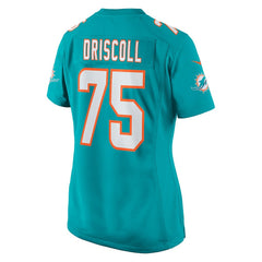 Jack Driscoll Miami Dolphins Women's Team Game Jersey Aqua - Nike