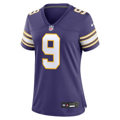 J.J. McCarthy Minnesota Vikings Women's 2nd Alternate Player Game Jersey Purple - Nike