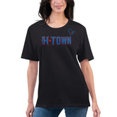 Houston Texans G-III 4Her by Carl Banks Women's Super-Slim Fit Lightweight H-Town T-Shirt Black - NFL
