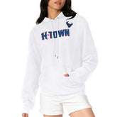 Houston Texans G-III 4Her by Carl Banks Women's H-Town Fleece Pullover Hoodie White - NFL