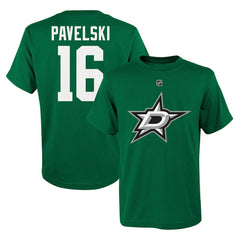 Joe Pavelski Dallas Stars - Youth Player Name & Number T-Shirt Kelly Green