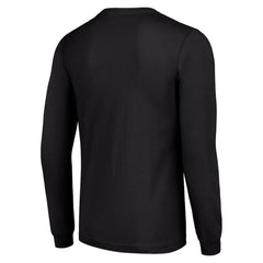 Anaheim Ducks - Starter Four Team Name Logo Long Sleeve Graphic T-Shirt Black