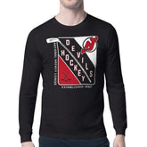 New Jersey Devils - Starter Shield Long Sleeve Graphic T-Shirt Black
