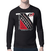 Carolina Hurricanes - Starter Shield Long Sleeve Graphic T-Shirt Black