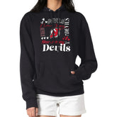 New Jersey Devils - G-III 4Her by Carl Banks Women's Collage Team Graphic Tri-Blend Fleece Pullover Hoodie Black