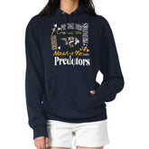 Nashville Predators - G-III 4Her by Carl Banks Women's Collage Team Graphic Tri-Blend Fleece Pullover Hoodie Navy