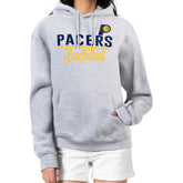 NBA - Indiana Pacers G-III 4Her by Carl Banks Women's Graphics Fleece Pullover Hoodie - Heather Gray