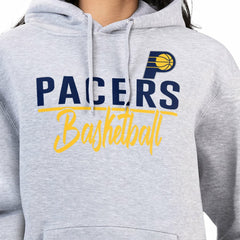 NBA - Indiana Pacers G-III 4Her by Carl Banks Women's Graphics Fleece Pullover Hoodie - Heather Gray