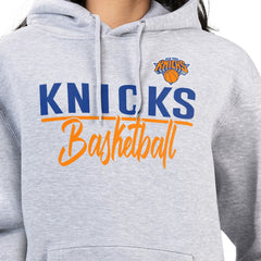 NBA - New York Knicks G-III 4Her by Carl Banks Women's Graphics Fleece Pullover Hoodie - Heather Gray