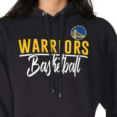NBA - Golden State Warriors G-III 4Her by Carl Banks Women's Graphics Fleece Pullover Hoodie - Black