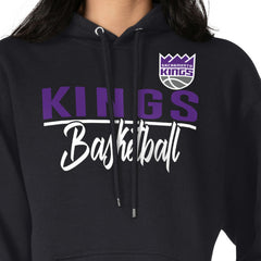 NBA - Sacramento Kings G-III 4Her by Carl Banks Women's Graphics Fleece Pullover Hoodie - Black