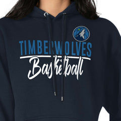 NBA - Minnesota Timberwolves G-III 4Her by Carl Banks Women's Graphics Fleece Pullover Hoodie - Navy
