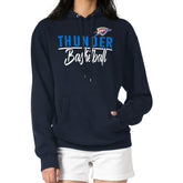 NBA - Oklahoma City Thunder G-III 4Her by Carl Banks Women's Graphics Fleece Pullover Hoodie - Navy