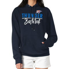 NBA - Oklahoma City Thunder G-III 4Her by Carl Banks Women's Graphics Fleece Pullover Hoodie - Navy