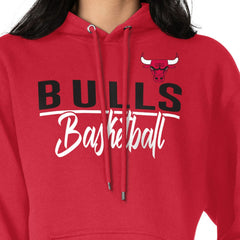 NBA - Chicago Bulls G-III 4Her by Carl Banks Women's Graphics Fleece Pullover Hoodie - Red