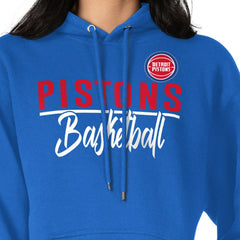 NBA - Detroit Pistons G-III 4Her by Carl Banks Women's Graphics Fleece Pullover Hoodie - Blue