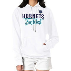 NBA - Charlotte Hornets G-III 4Her by Carl Banks Women's Graphics Fleece Pullover Hoodie - White