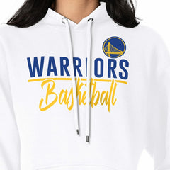 NBA - Golden State Warriors G-III 4Her by Carl Banks Women's Graphics Fleece Pullover Hoodie - White
