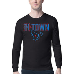 Houston Texans Starter H-Town Graphic Long Sleeve T-Shirt Black - NFL