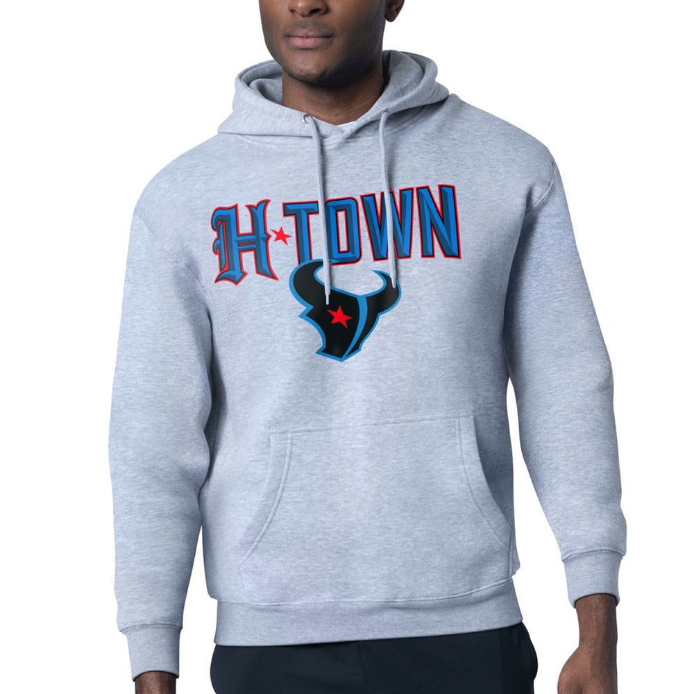 Houston Texans Starter H-Town Graphic Fleece Pullover Hoodie Heather Gray - NFL