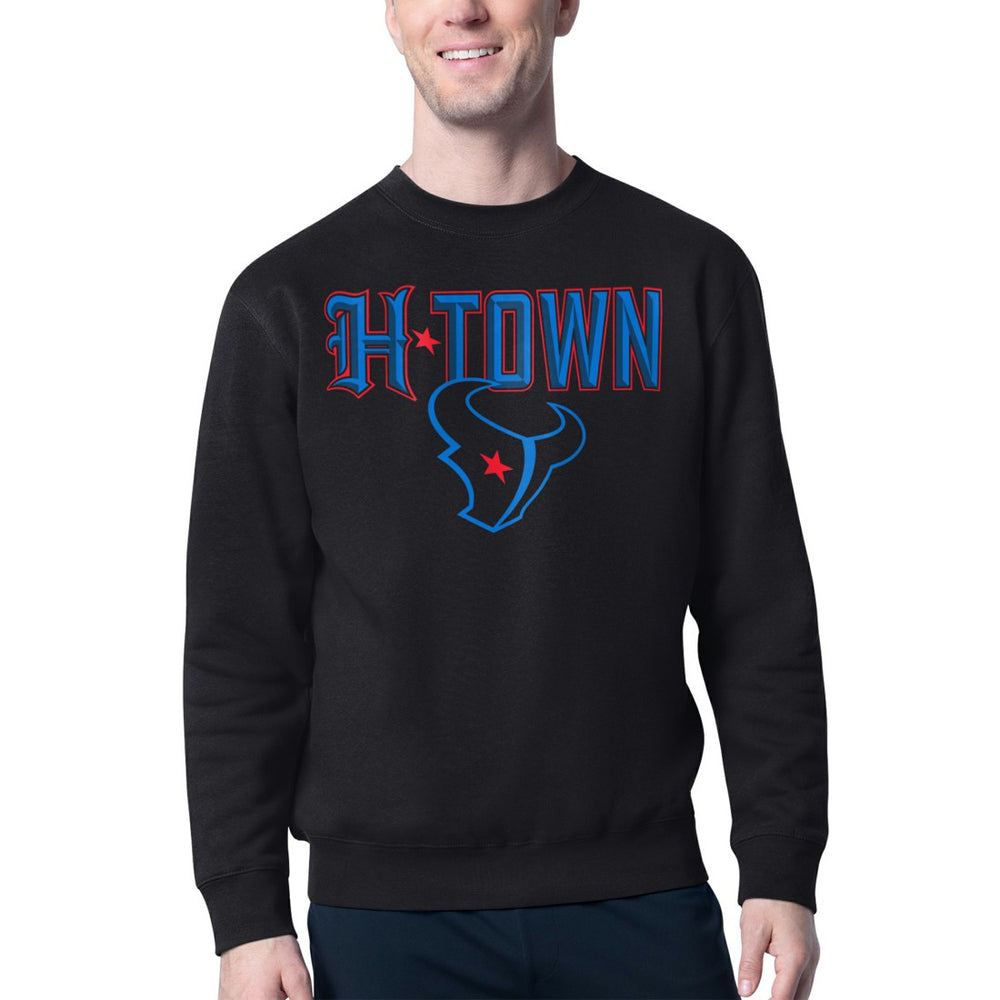 Houston Texans Starter H-Town Graphic Fleece Pullover Sweatshirt Black - NFL