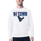 Houston Texans Starter H-Town Graphic Fleece Pullover Sweatshirt White - NFL