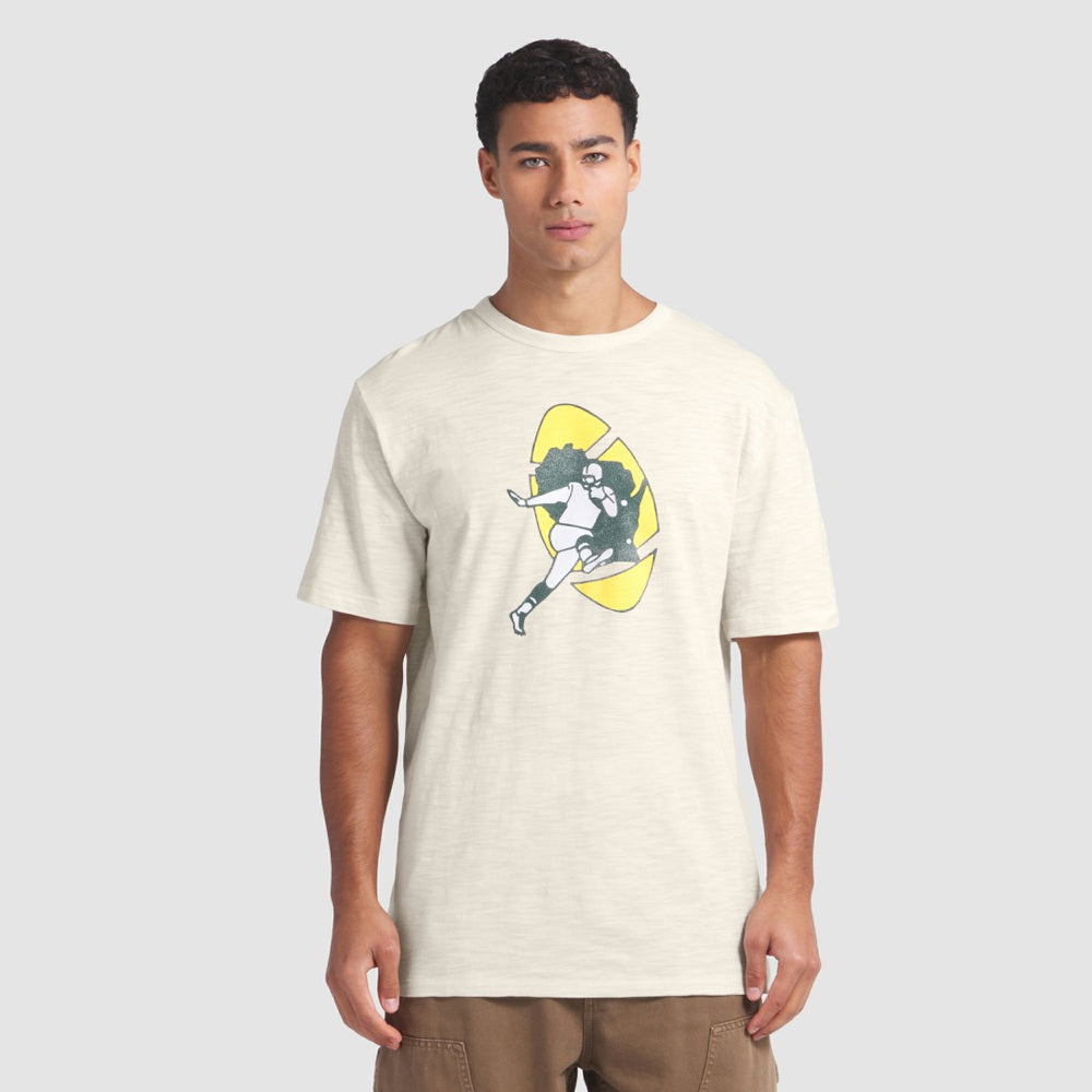 Green Bay Packers Slub T-Shirt Cream - Fanatics