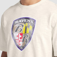 Baltimore Ravens Slub T-Shirt Cream - Fanatics