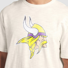 Minnesota Vikings Slub T-Shirt Cream - Fanatics