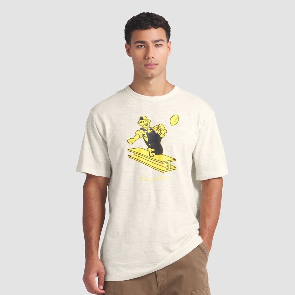 Pittsburgh Steelers Slub T-Shirt Cream - Fanatics