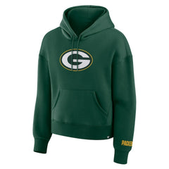 Green Bay Packers Women's Legacy Fleece Pullover Hoodie Green - Fanatics
