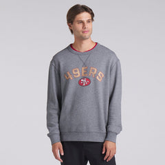 San Francisco 49ers Loop Terry Pullover Sweatshirt Heather Gray - Fanatics