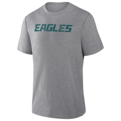 Philadelphia Eagles Pass Rush Tri-Blend T-Shirt Heather Gray - Fanatics