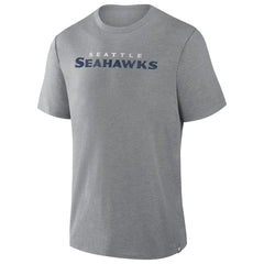 Seattle Seahawks Pass Rush Tri-Blend T-Shirt Heather Gray - Fanatics