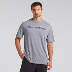 Seattle Seahawks Pass Rush Tri-Blend T-Shirt Heather Gray - Fanatics