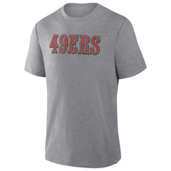 San Francisco 49ers Pass Rush Tri-Blend T-Shirt Heather Gray - Fanatics