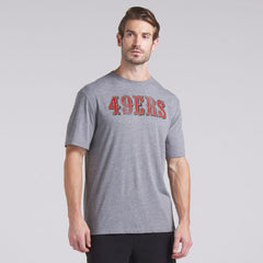 San Francisco 49ers Pass Rush Tri-Blend T-Shirt Heather Gray - Fanatics