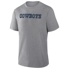 Dallas Cowboys Pass Rush Tri-Blend T-Shirt Heather Gray - Fanatics