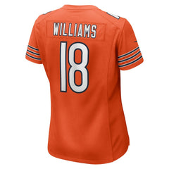 Caleb Williams Chicago Bears Women's Alternate Game Jersey Orange - Nike