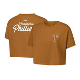Philadelphia Phillies Pro Standard Women's Paint The City Cropped Boxy T-Shirt discount