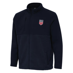 USMNT Antigua Daily Fused Full-Zip Jacket - Navy